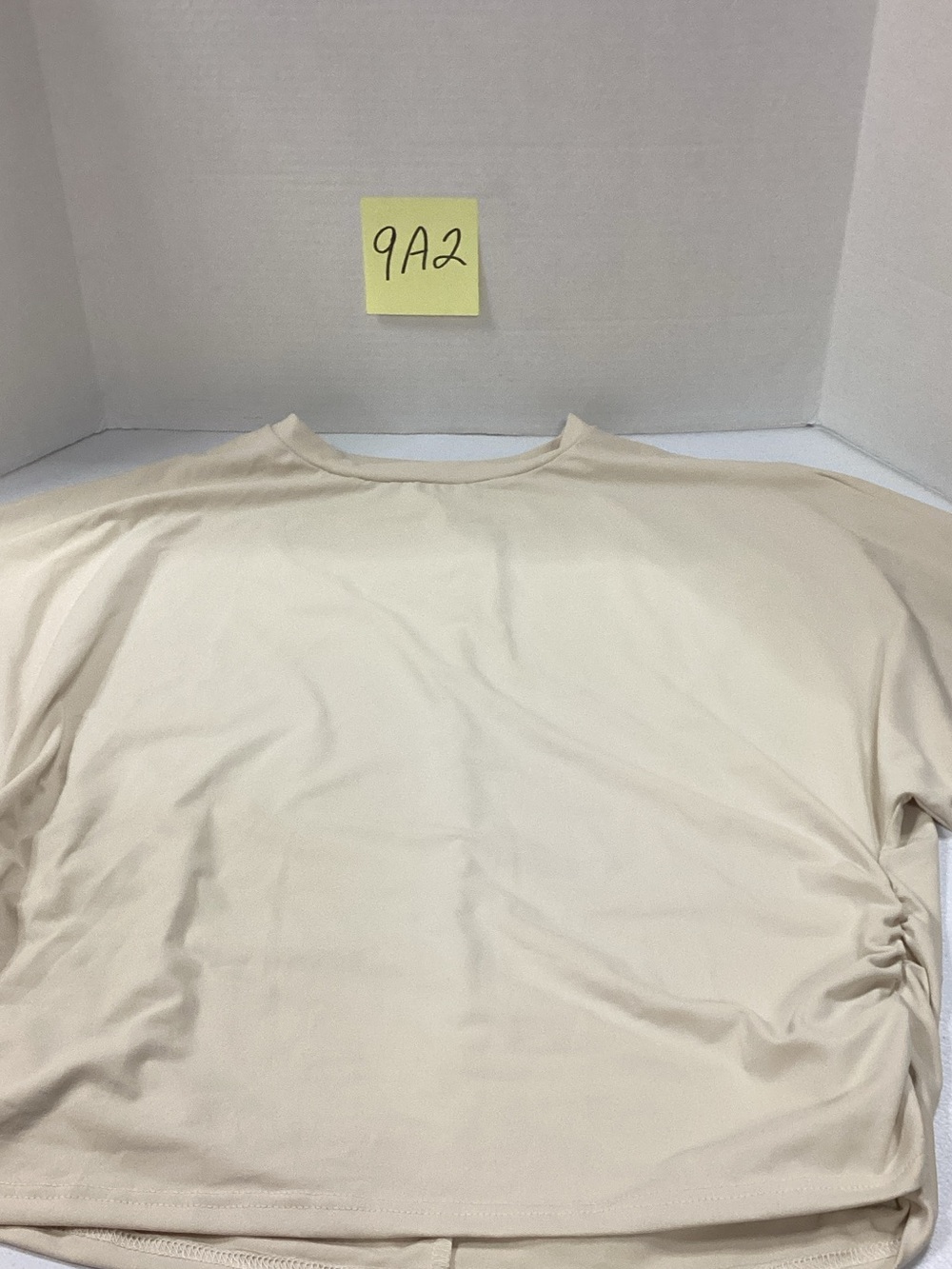SHEIN Short Sleeve Tee in Light Cream